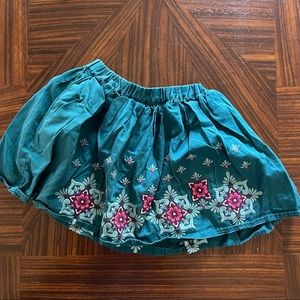 Tea Collection Embroidered Floral Skirt - 5 - GUC